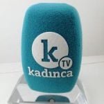 Kadınca TV Logolu Mikrofon Süngeri Baskı