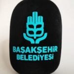 Başakşehir Belediyesi Logolu Mikrofon Süngeri Baskı