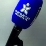 Logolu Mikrofon Süngeri Baskı