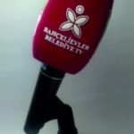 Logolu Mikrofon Süngeri Baskı