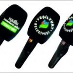 Logolu Mikrofon Süngeri Baskı